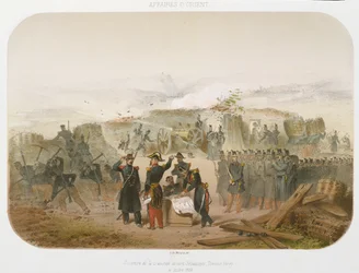 Building a Trench in front of Sebastopol, 10th October 1854, 1854